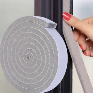 Grey Self-Adhesive Sealant Tape for Sealing Windows and Door Frames NEW